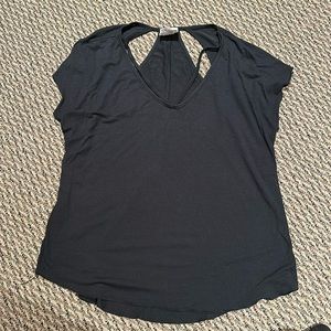 Black Women’s Cut Out T-Shirt
